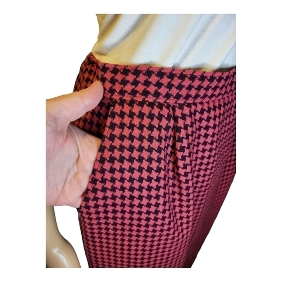 𝅺pendleton Wool Blend Pink Skirt with pockets. Size 10 - Picture 4 of 10